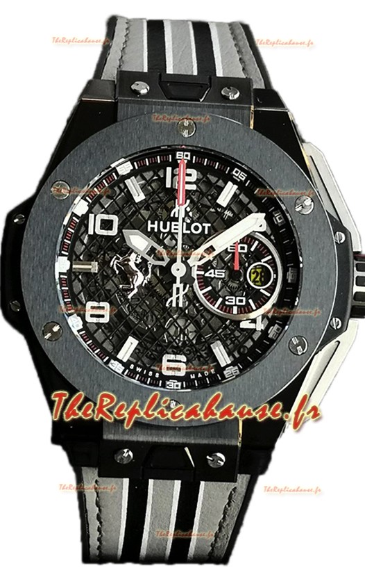 Hublot Big Bang F1 Boîtier Céramique Chronographe Suisse Réplique de Montre