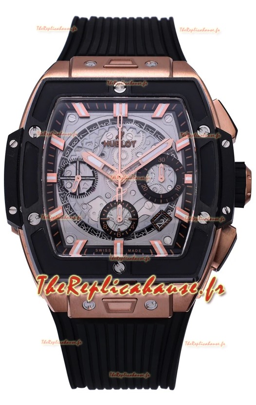 Hublot Spirit of Bang Or Rose Lunette Céramique - 42MM Réplique Suisse
