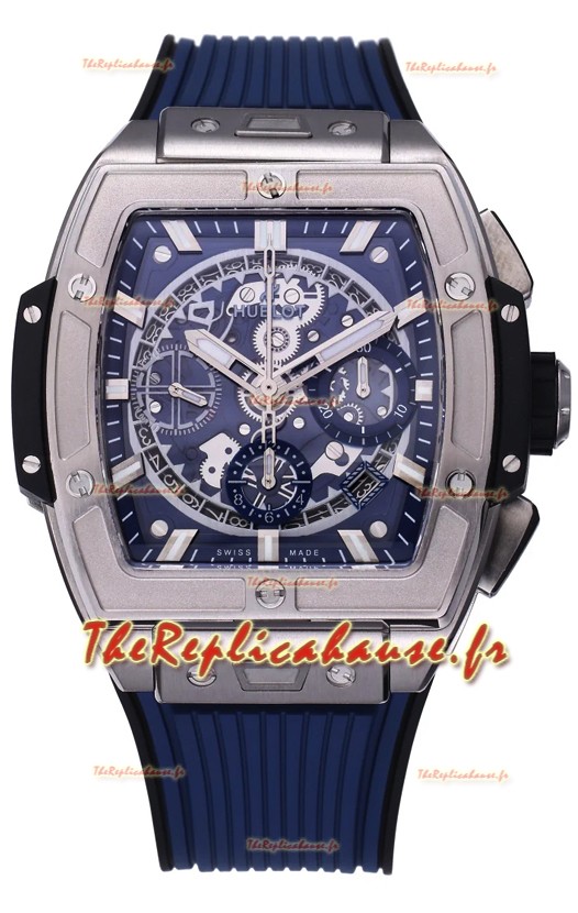 Hublot Spirit of Bang Boîtier Titane Cadran Bleu - 42MM Réplique Suisse