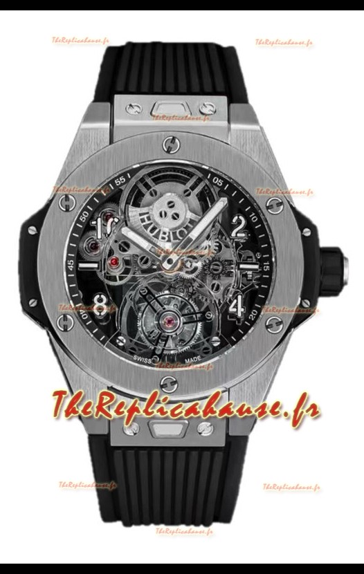 Hublot Big Bang Tourbillon Boîtier Titane Montre réplique 1:1 45MM