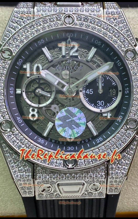Hublot Big Bang Unico Diamonds 1:1 Miroir Edition Réplique Suisse 