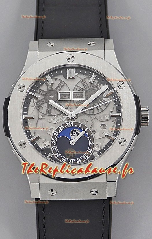 Hublot Aerofusion Moonphase Skeleton Réplique montre suisse 