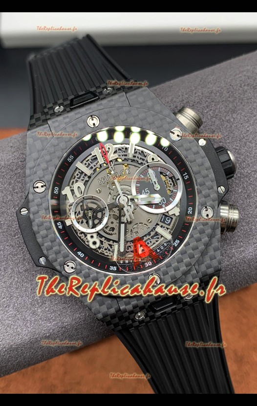 Hublot Big Bang Unico Montre en fibre de carbone 45MM - Réplique Montre Suisse 