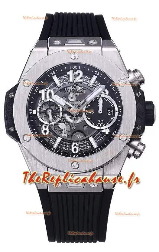 Hublot Big Bang Unico Boîtier Acier Inoxydable 1:1 Montre Réplique Suisse 