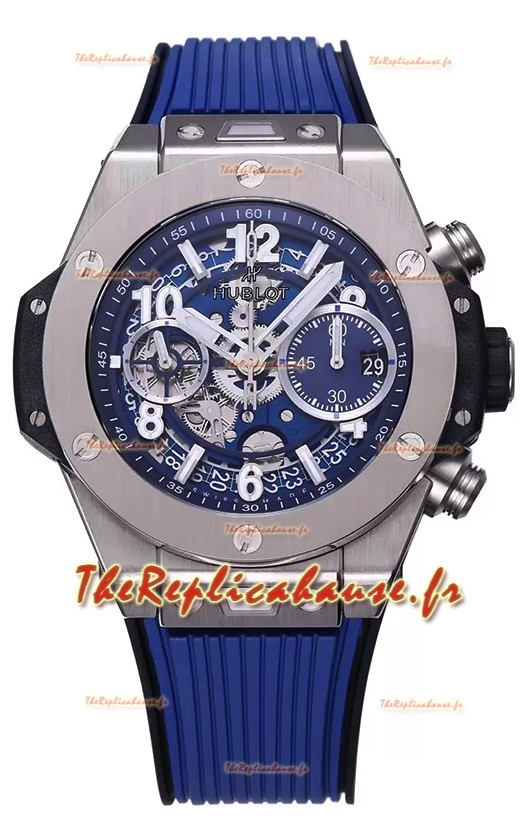 Hublot Big Bang Unico Boitier Acier Inoxydable 1:1 Montre Réplique Suisse 