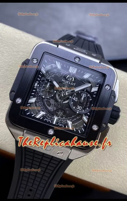 Hublot Square Bang Unico Titanium Chronograph Montre réplique miroir 1:1