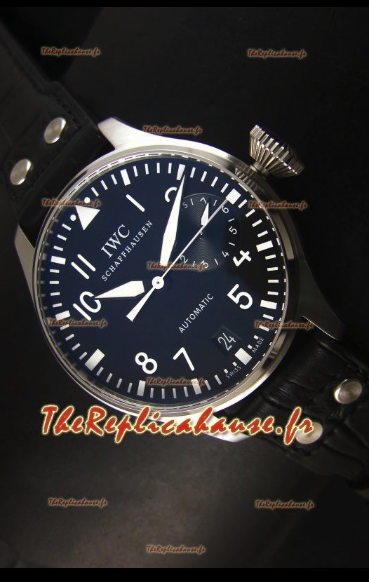 IWC Big Pilot IW500901 – Réserve de Batterie Fonctionnelle 1:1 Reproduction de Montre Miroir 