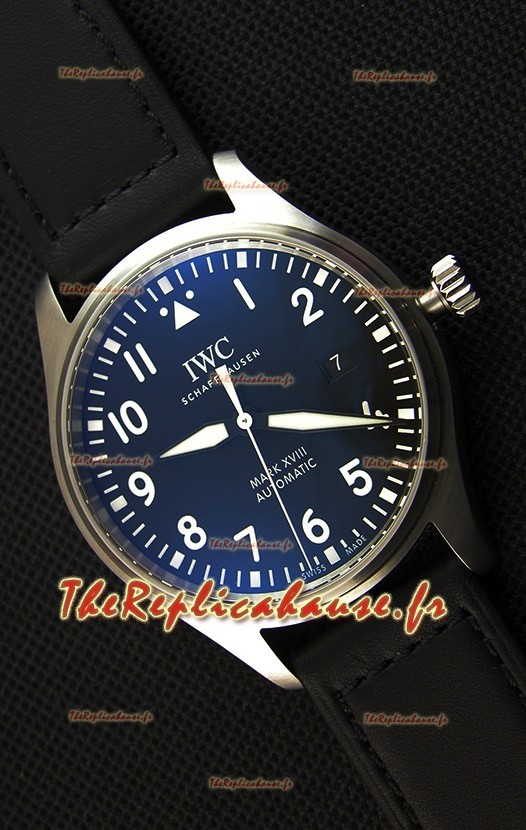 Montre IWC Pilot’s MARK XVIII IW327009 Suisse Cadran Noir Réplique à l’identique 1:1 Édition Miroir