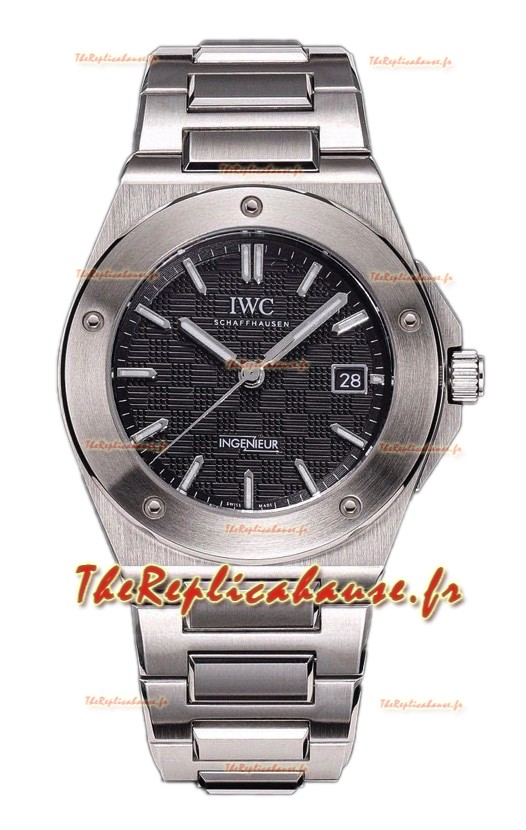 IWC Ingenieur IW328901 Cadran noir Montre réplique 1:1 Suisse 40MM