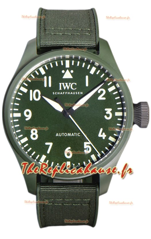 IWC Big Pilot's Top Gun Woodland Edition 43MM Boîtier céramique Réplique Montre Suisse 