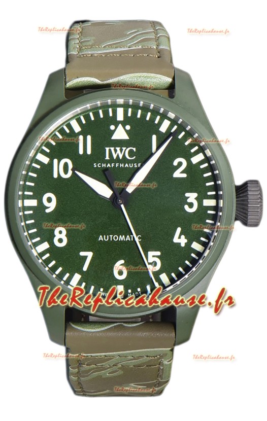 IWC Big Pilot's Top Gun Woodland Edition 43MM Boîtier céramique Réplique Montre Suisse 