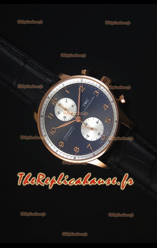 IWC Portuguese Chrono Automatic Jackie Chan Montre Réplique Miroir 1:1