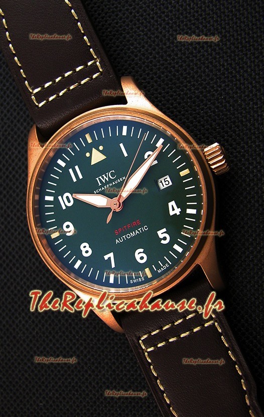 IWC Pilot's Montre Automatique Spitfire IW326802 1:1 Montre Réplique Miroir 