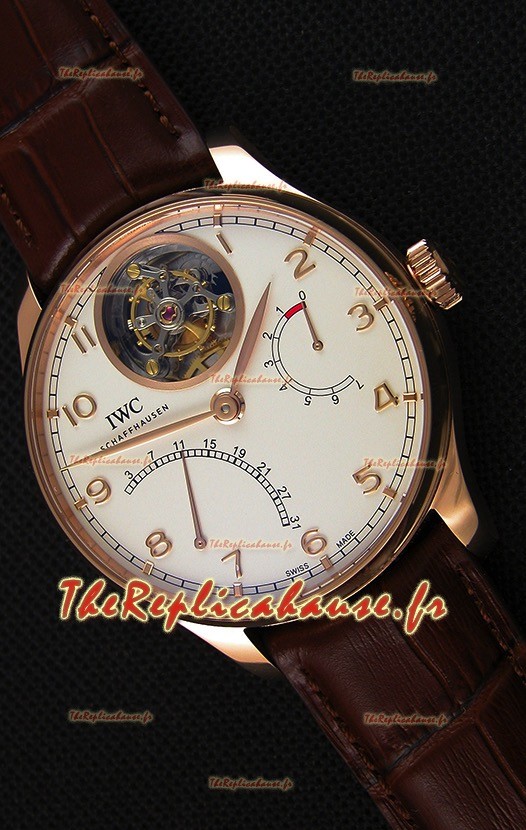 IWC Portugieser Tourbillon Mystere Retrograde IW504402 Or Rose UPDATED 2019 Version 