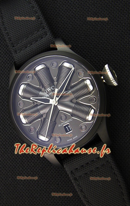 IWC Pilot Top Gun Concept Édition Montre Réplique Boîtier en Revêtement PVD 45.5MM