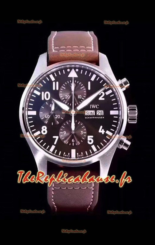 Chronographe de pilote IWC IW377713 Antoine De Saint Exupéry 904L Réplique miroir 1:1 en acier