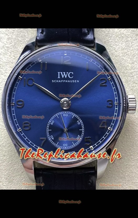 IWC Portugieser Super Clone automatique 41 IW358305 Cadran bleu dans boîte acier