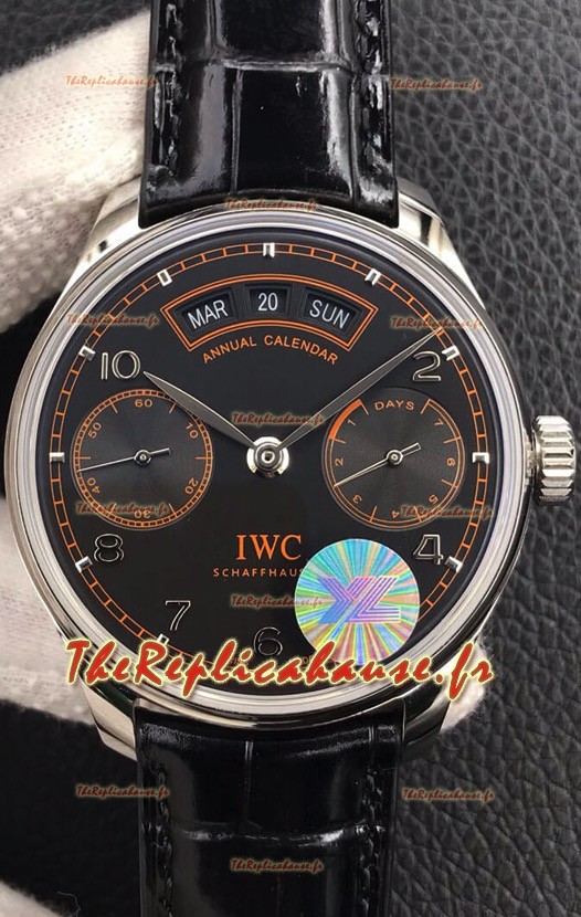 Montre IWC Portugieser Suisse Réplique Suisse 1:1 Réplique Cadran vert boîtier acier