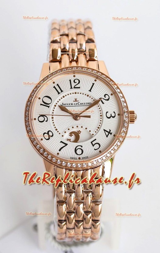 Jaeger-LeCoultre Rendez-Vous Steel Night & Day Miroir 1:1 Montre or rose
