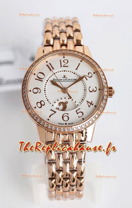 Jaeger-LeCoultre Rendez-Vous Steel Night & Day Miroir 1:1 Rose Gold Watch