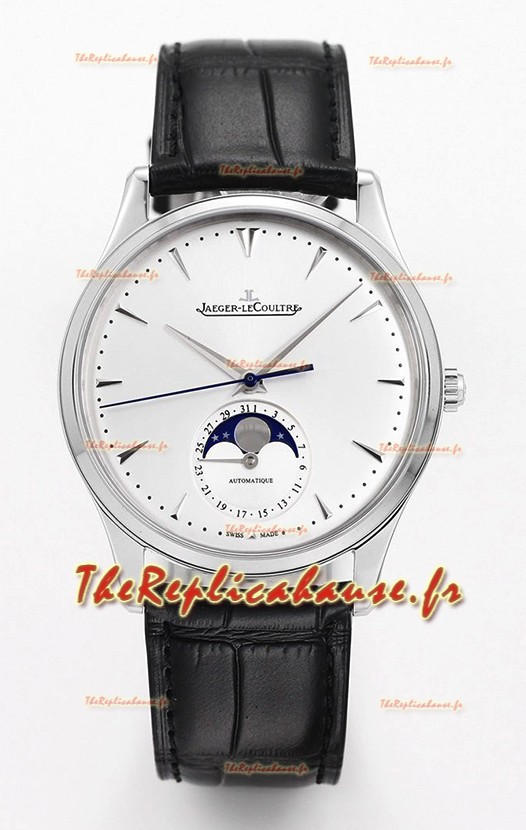 Jaeger LeCoultre Master ultra fine Moon 904L Réplique montre Miroir 1:1 acier