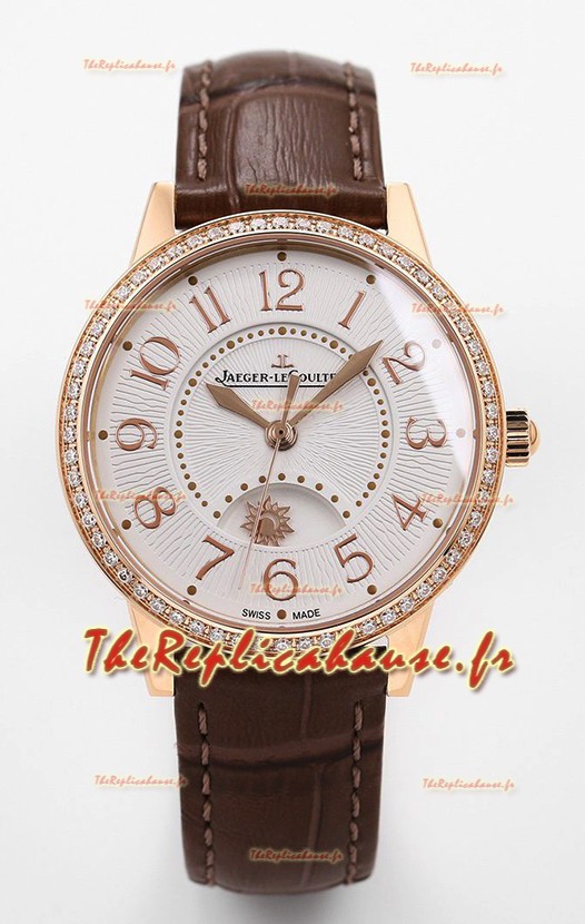 Jaeger-LeCoultre Rendez-Vous Acier Night & Day Miroir 1:1 Or Rose Montre Suisse