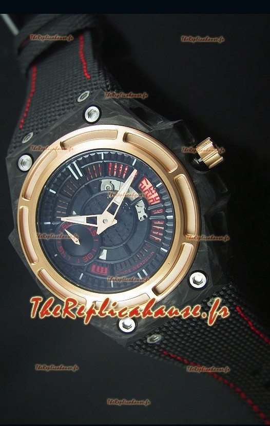 Montre Replica Suisse Linde Werdelin Spidolite II avec un Boitier en Carbone Forgé