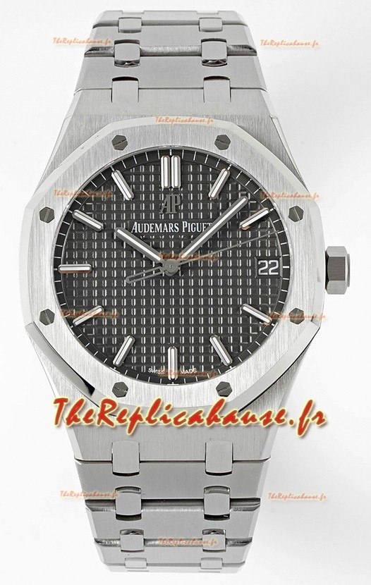 Audemars Piguet Royal Oak 15500 41MM Cadran Gris 904L Acier CALIBRE 4302 Mouvement 1:1 Miroir Réplique