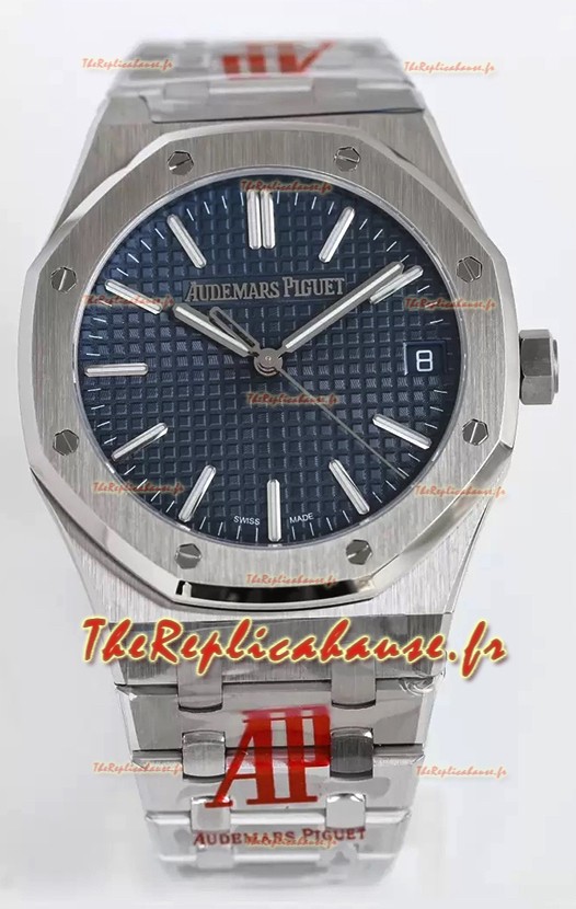 Audemars Piguet Royal Oak 15510 41MM Cadran Bleu 904L Acier CALIBRE 4302 Mouvement 1:1 Miroir Réplique