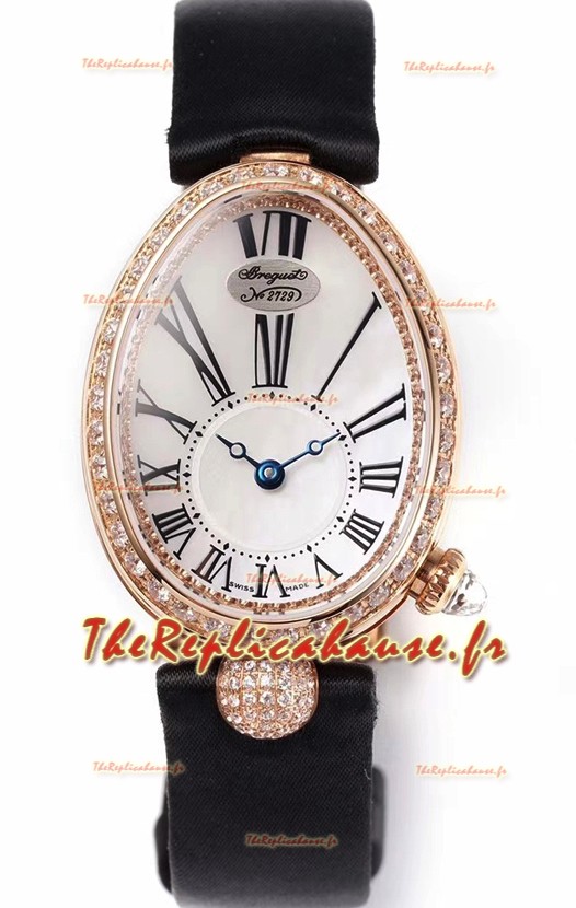 Réplique Montre Breguet Reine De Naples Femme Or Rose Edition Suisse 1:1 