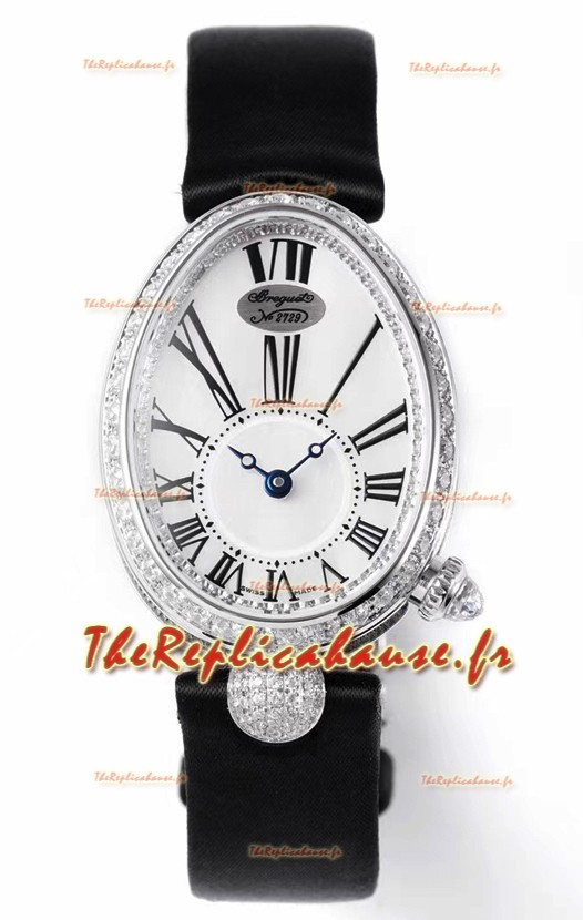 Réplique montre Breguet Reine de Naples pour femmes en acier inoxydable, édition suisse 1:1 