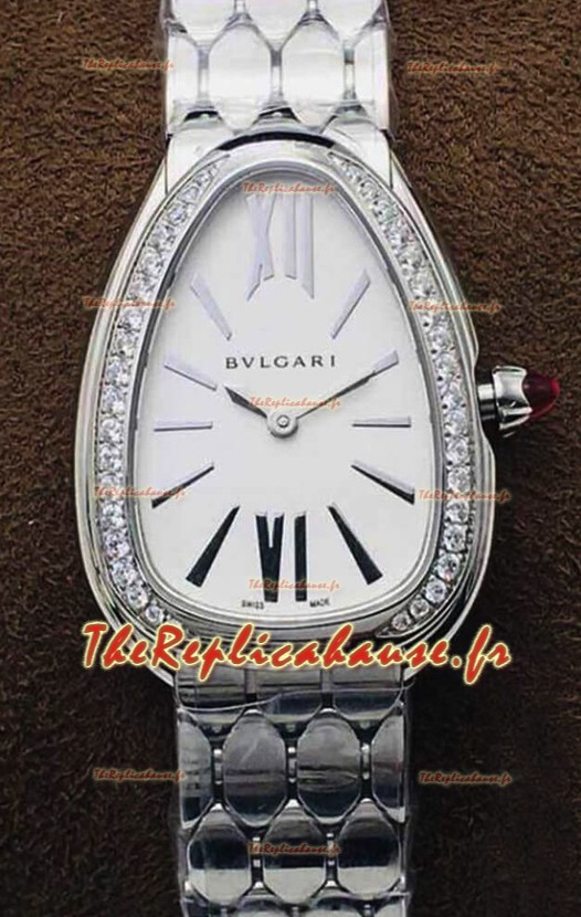 Bvlgari Montre Serpenti Seduttori Edition en Acier Inoxydable - Réplique Miroir 1:1