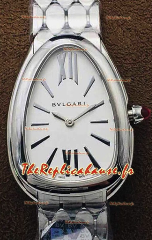 Bvlgari Montre Serpenti Seduttori Edition en Acier Inoxydable - Réplique Miroir 1:1