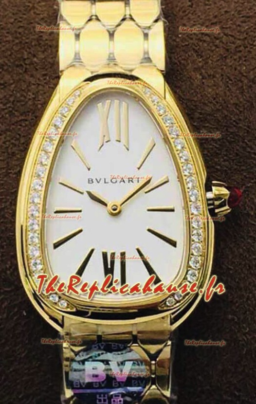 Bvlgari Serpenti Seduttori Edition Montre en Or Jaune - Réplique Miroir 1:1