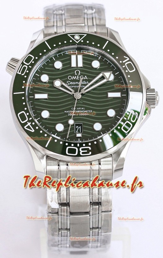 Omega Seamaster 300M Master Chronometer Green Swiss 904L Steel 1:1 Miroir Réplique Montres