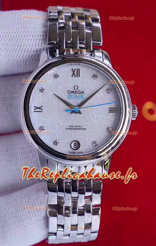 Omega De Ville Edition Montre Automatique Suisse avec boîtier en acier inoxydable