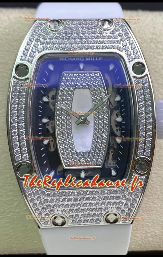 Richard Mille RM-07-01 Cadran et Boîtier Diamants Femme Réplique Suisse 1:1 