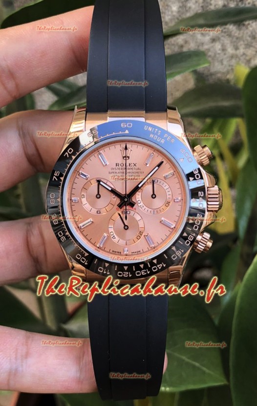 Rolex Cosmograph Daytona 116508 Or Rose Mouvement Original Cal.4130 - Montre Ultimate 904L Acier