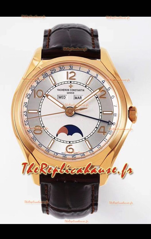 Vacheron Constantin Fiftysix Edition Montre Or Rose 904L Acier Miroir 1:1 Réplique Cadran Acier 
