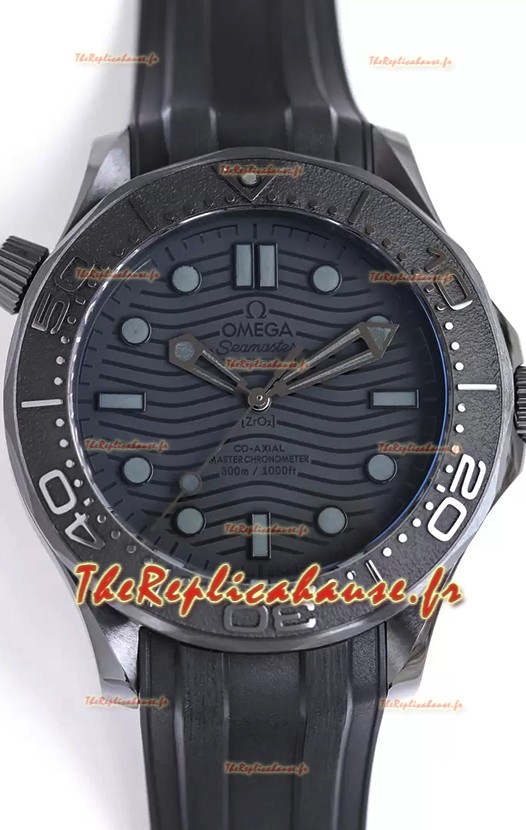 Omega Seamaster 300M "Black Black" Boîtier en céramique Réplique montre Suisse Miroir 1:1 