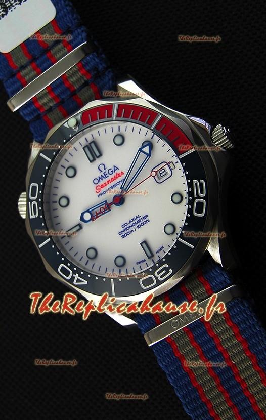 Montre Omega Seamaster Diver 300M 007 Commander's Édition Suisse Limitée Répliquée à l’identique 1:1