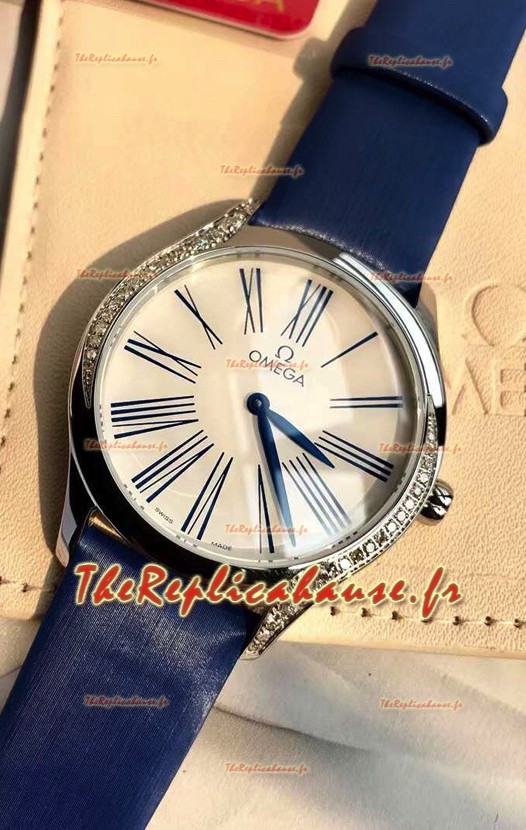 Omega De Ville Tresor Edition Montre Suisse à Quartz 36MM Boîtier Acier Cadran Blanc