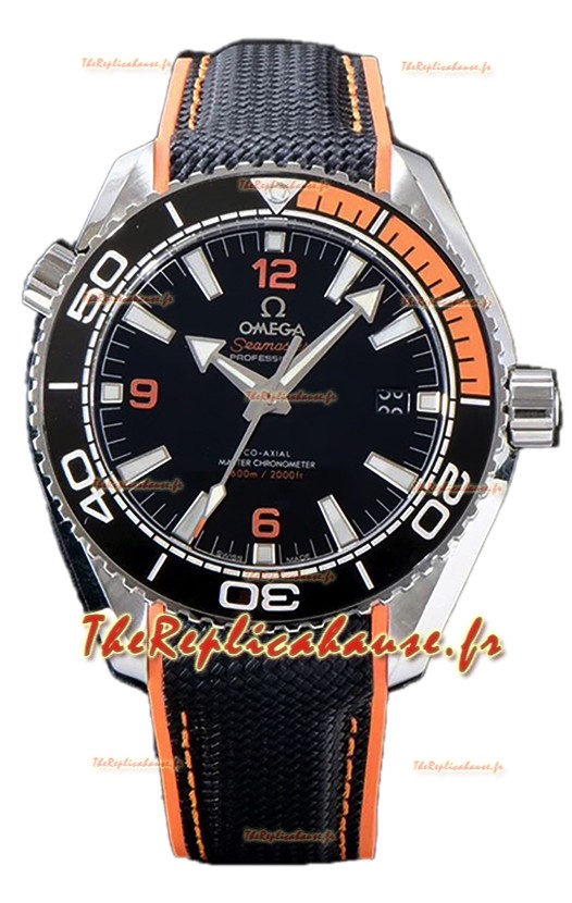 Omega Seamaster Planet Ocean 600M 43.50 MM Cadran Noir Boîtier Acier Réplique miroir 1:1