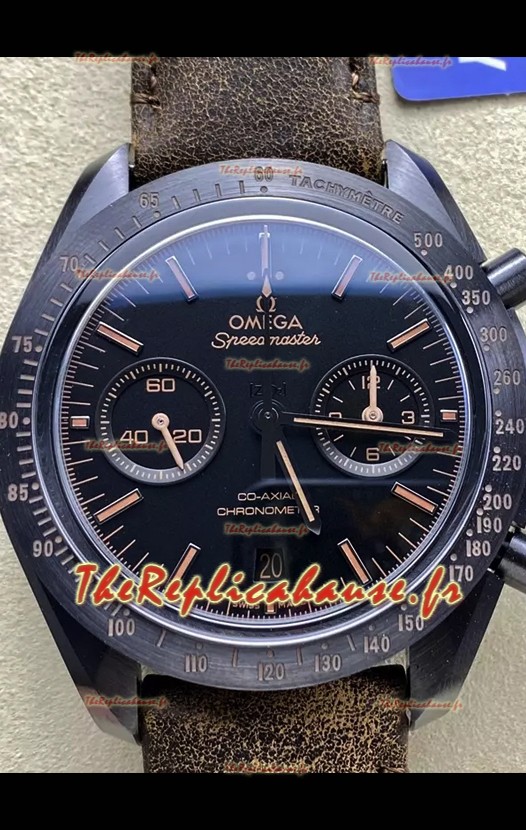 Omega Speedmaster Dark Side of the Moon Bracelet marron - Réplique 1:1 Superclone 