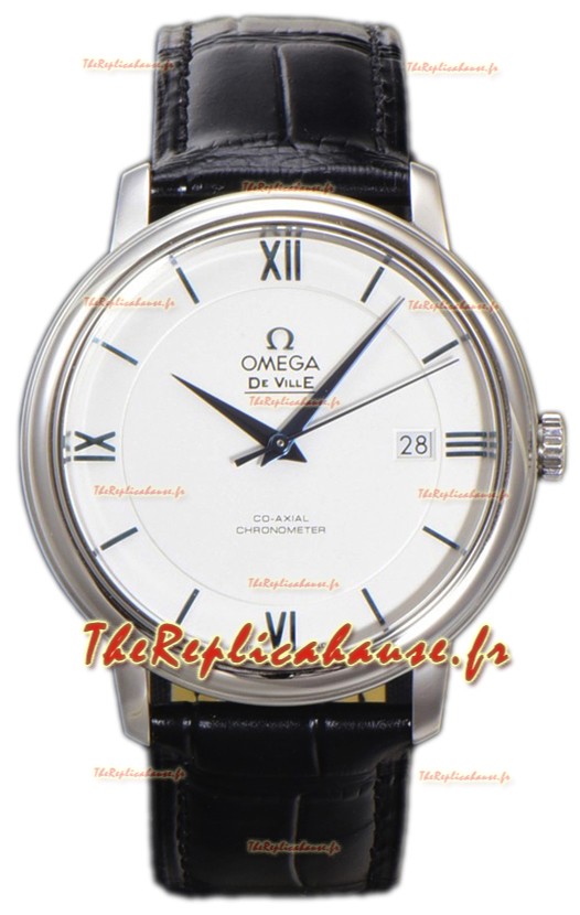 Omega De-Ville Annual Co-Axial Swiss Réplique miroir 1:1 Edition cadran blanc 39.5MM