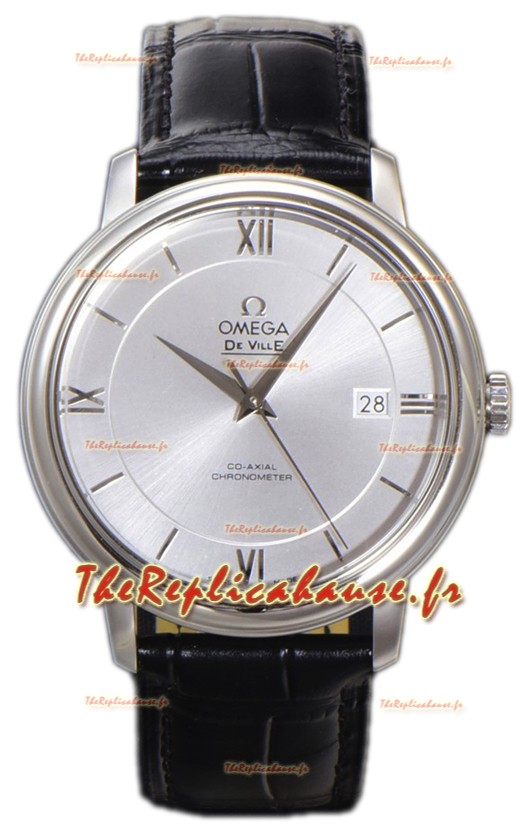 Omega De-Ville Annual Co-Axial Montre réplique 1:1 Edition miroir en acier cadran 39.5MM