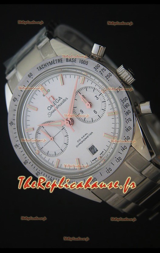 Omega Speedmaster 57 Co-Axial Chronograph - Marqueurs en Or Rose Montre Suisse