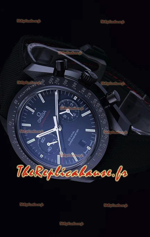 Omega Speedmaster Dark Side of the Moon Boîtier en céramique Cadran noir Réplique miroir 1:1