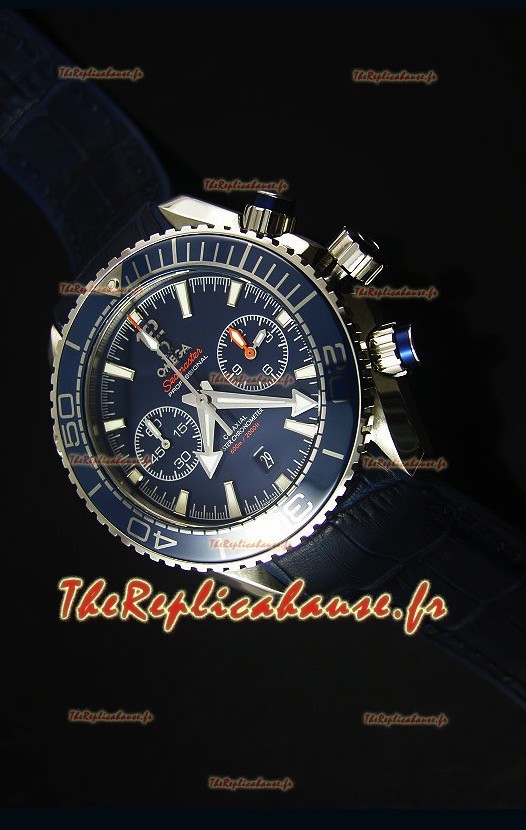 Montre Replica Miroir 1:1 Omega Planet Ocean avec Chronographe Suisse 600M
