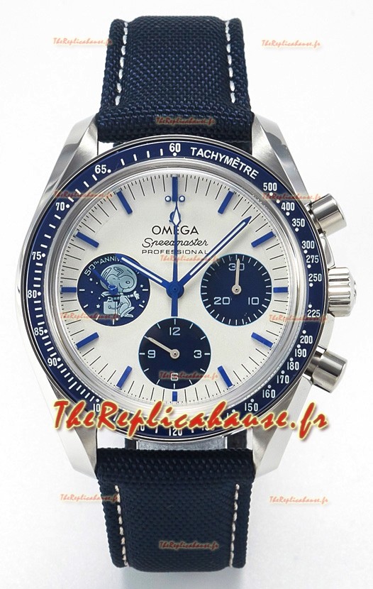 Omega Speedmaster 50e anniversaire Super Clone Snoopy Réplique Montre en Nylon 